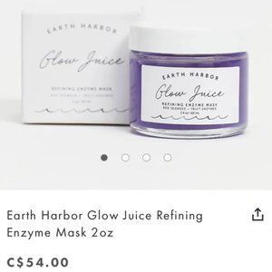 NWT Earth Harbor Glow Juice Refining Enzyme Mask